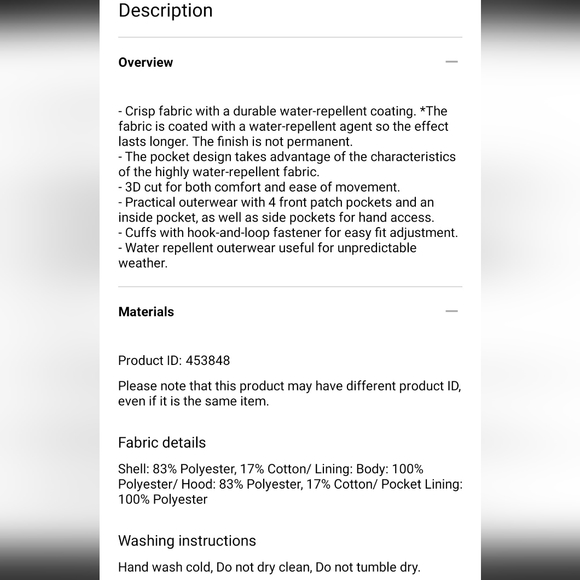 Uniqlo Men's Utility Parka - Beige - Picture 10 of 10